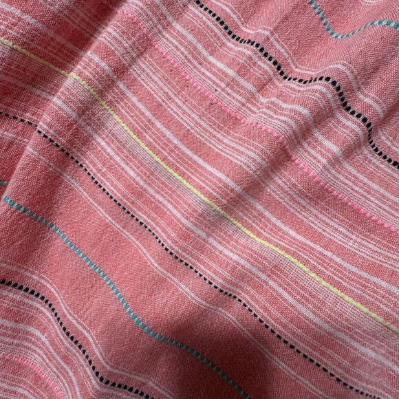 Beach Lunch Lounge Women's Short Sleeve Boho Blouse Top Size 3X 100% Cotton - Picture 4 of 10